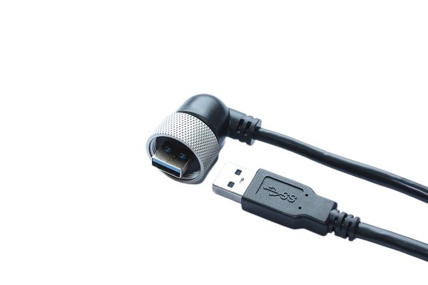 RS PRO IC Socket USB Cable, Male USB Type A to Male, USB 3.0 USB Type A, Black, 2 m