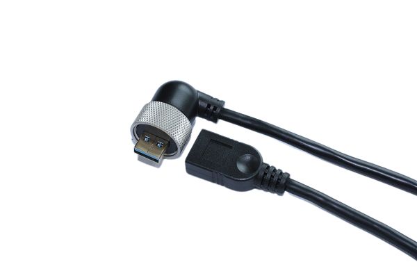 RS PRO IC Socket USB Cable, Male USB Type A to Female, USB 3.0 USB Type A, Black, 2 m