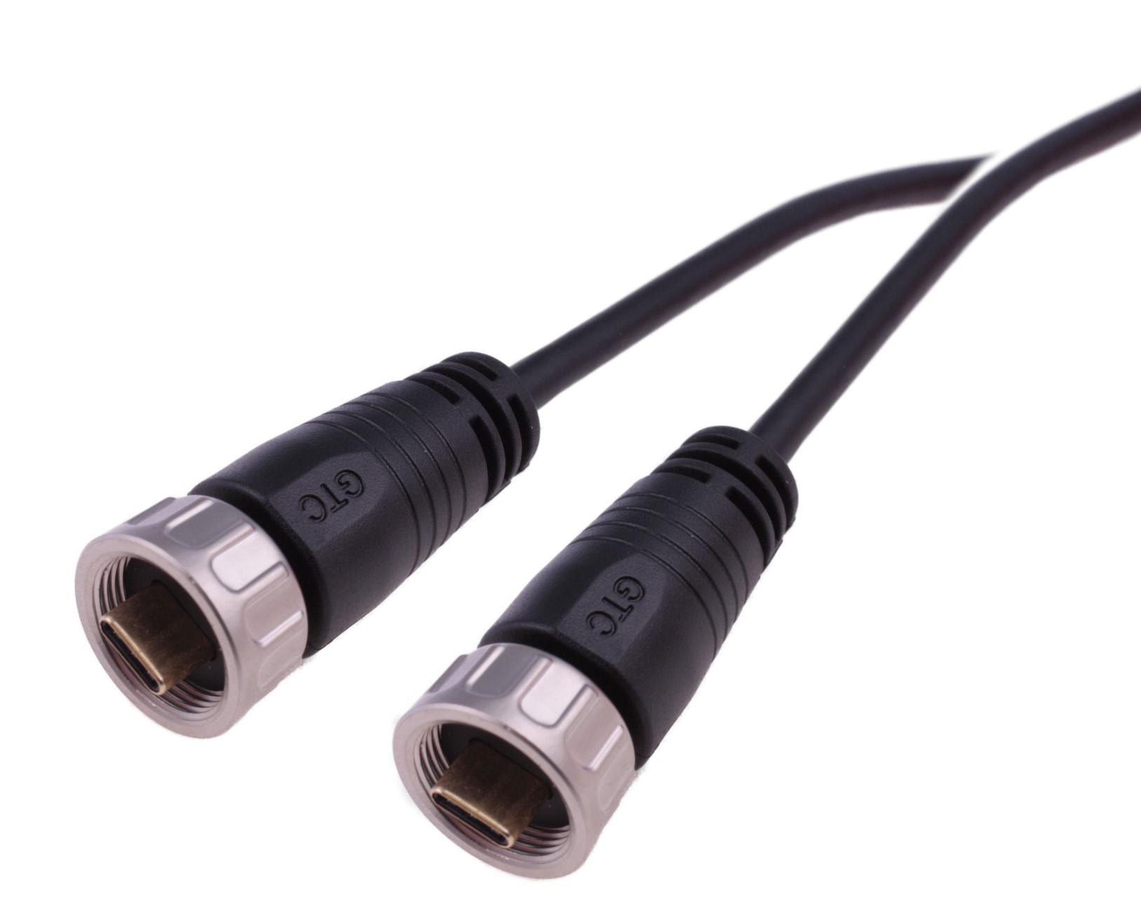 RS PRO IC Socket USB Cable, Male USB Type C to Male, USB 3.1 USB Type C, Black, 2 m