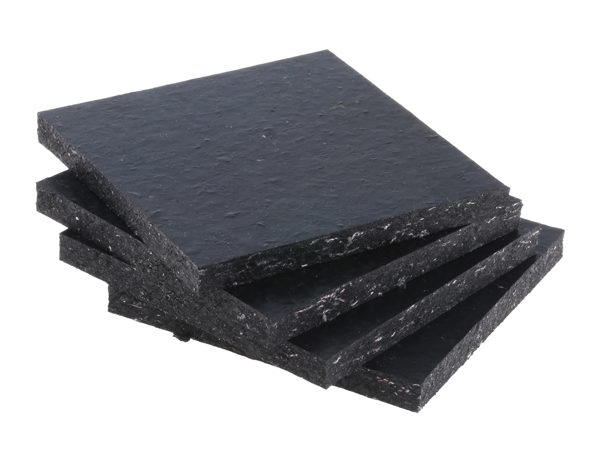 Fabreeka 100mm Anti-Vibration Pad 2311152 Masticated Rubber with Synthetic Fibre Reinforcement 70 °C 100 mm 10 mm