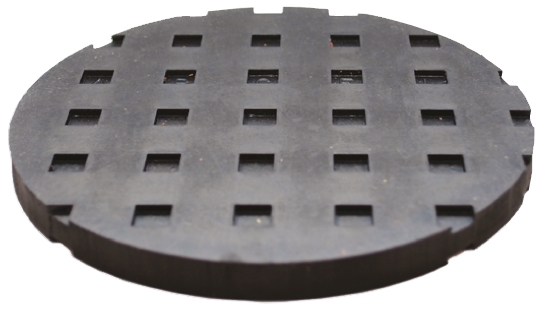 Fabreeka 18in Anti-Vibration Pad 2311167 Rubber 93.33 °C -40 °C 18 in 13 mm Anti-Vibration Isolation Pad