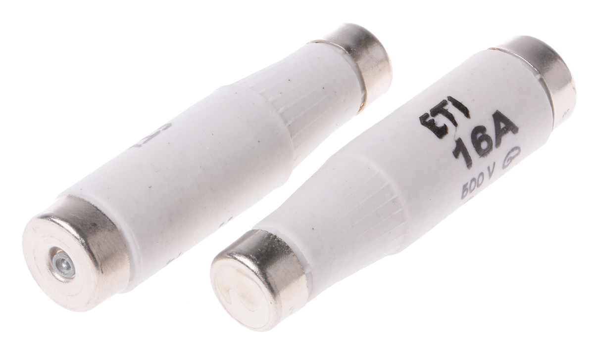 ETI 16A D1 Diazed Fuse, E16 Thread Size, 500V ac