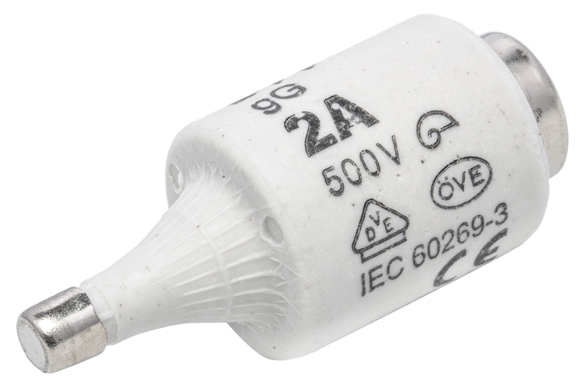 ETI 2A D2 Diazed Fuse, E27 Thread Size, 500V ac