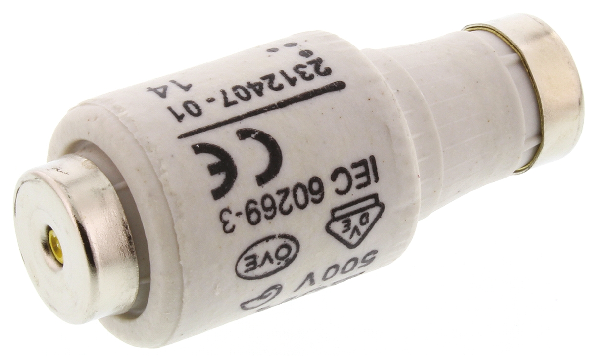 2312407 ETI 25A D2 Diazed Fuse, E27 Thread Size, 500V ac