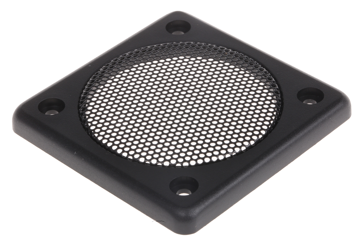 Visaton Black Square Speaker Grill for 63.5 mm Speaker Size