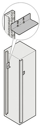nVent SCHROFF Slide Rail, 75 mm Depth, 15kg Max Load