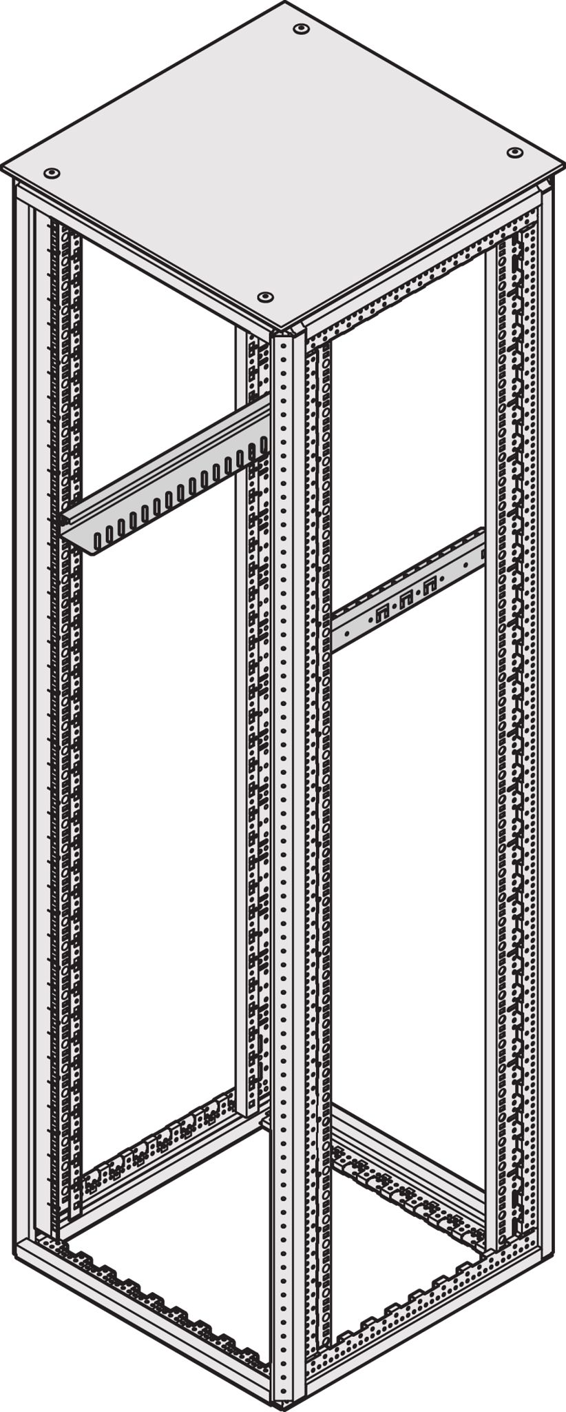 nVent SCHROFF Slide Rail, 25kg Max Load