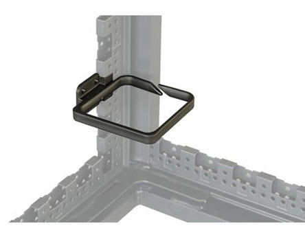nVent SCHROFF Plastic Cable Management Ring Seismic for Use with 19 in Cabinet, 4 Rings 2200 mm, 92 mm