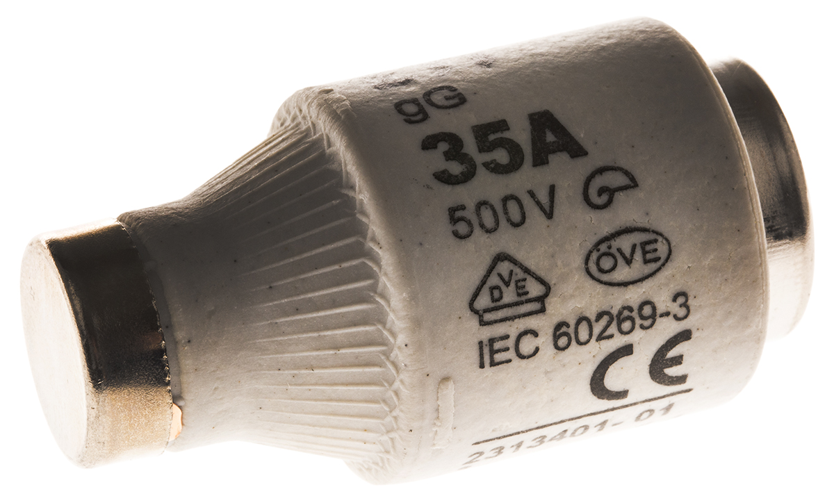 ETI 35A D3 Diazed Fuse, E33 Thread Size, 500V ac