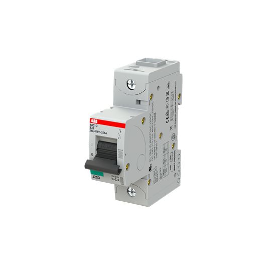 ABB S801C MCB, 1P, 32A Curve B, 400V AC, 25 kA Breaking Capacity