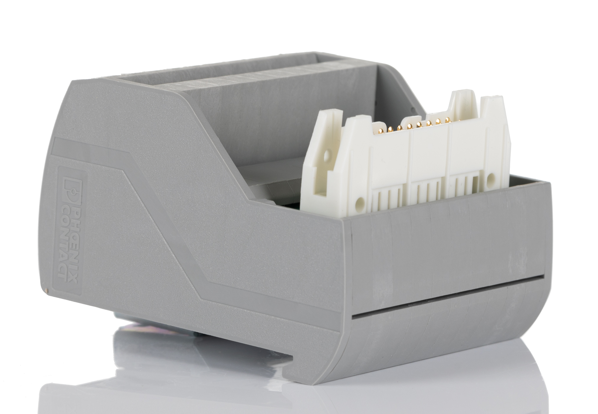 2315049 Phoenix Contact VIP-2 Series 20-Contact Male Interface Module, Flat Ribbon Cable Connector, DIN Rail, 1A