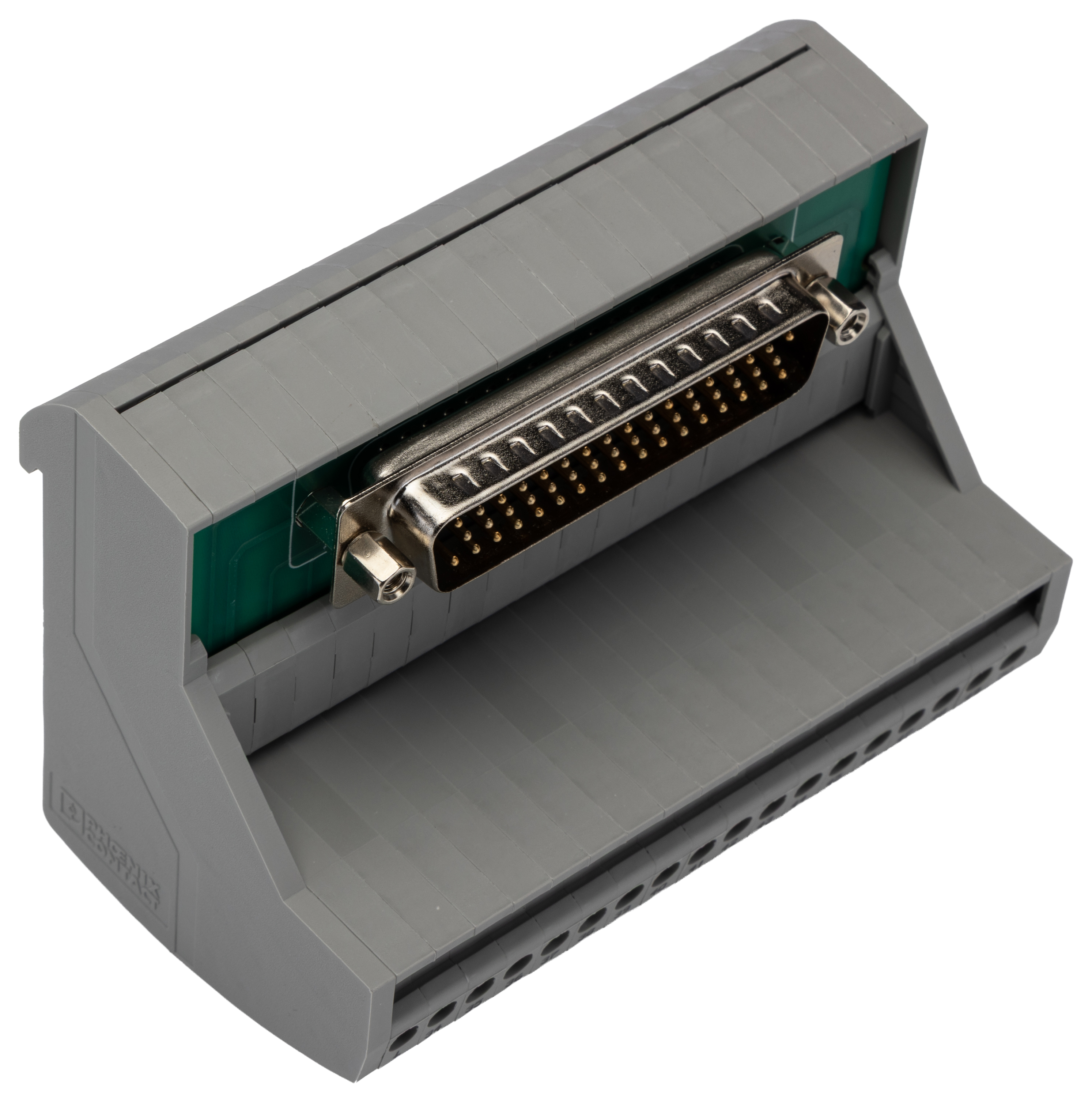 Phoenix Contact VIP-3 Series 50-Contact Male Interface Module, D-Sub Connector, DIN Rail, 2A