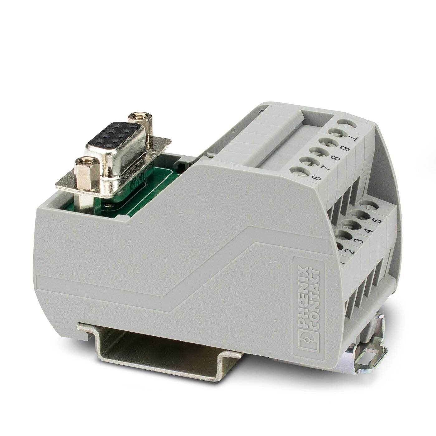 2315162 Phoenix Contact VIP-2 Series 9-Contact Female Interface Module, D-Sub Connector, DIN Rail, 2A