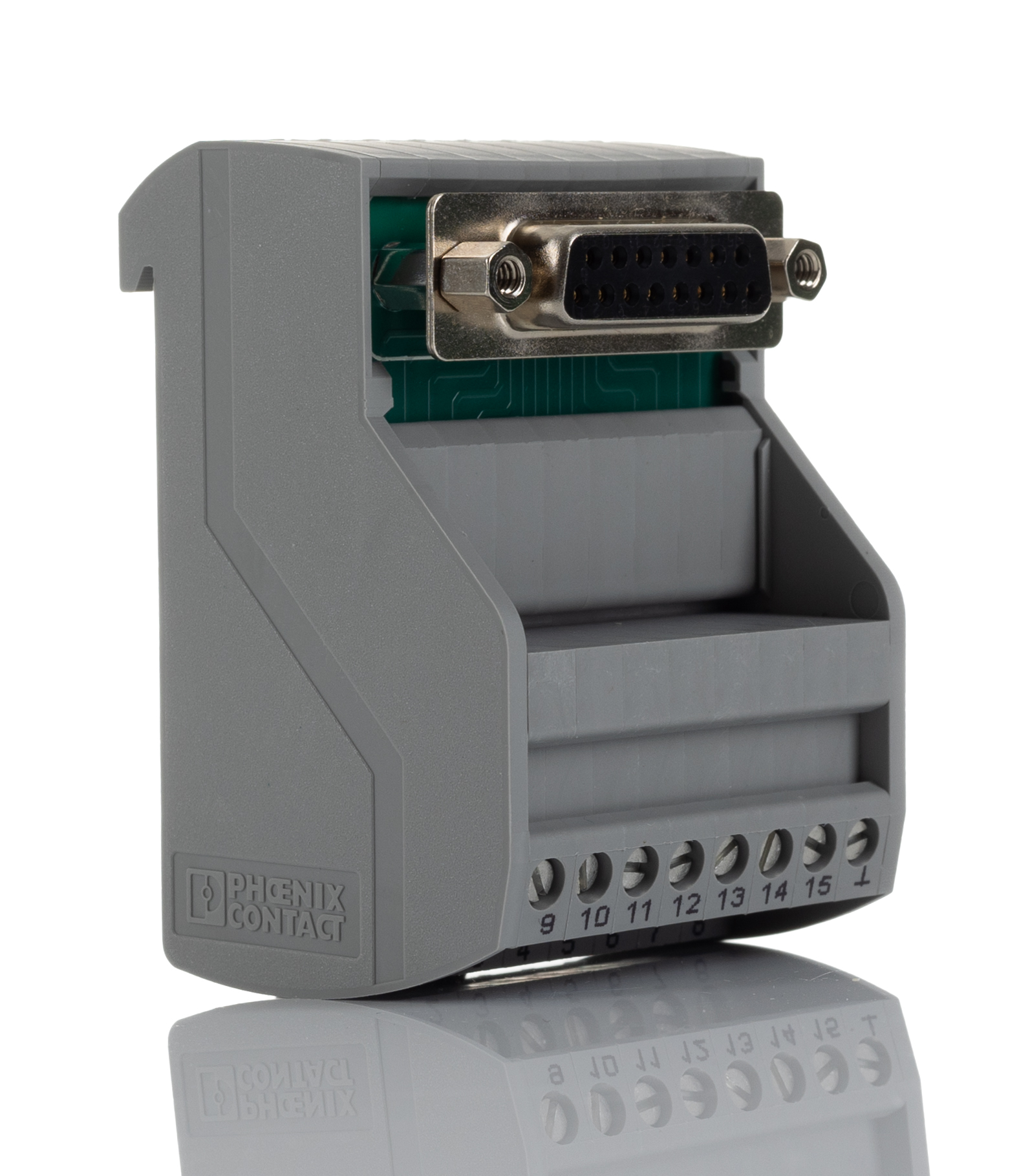 Phoenix Contact 15-Contact Female Interface Module, D-Sub Connector, DIN Rail, 2A