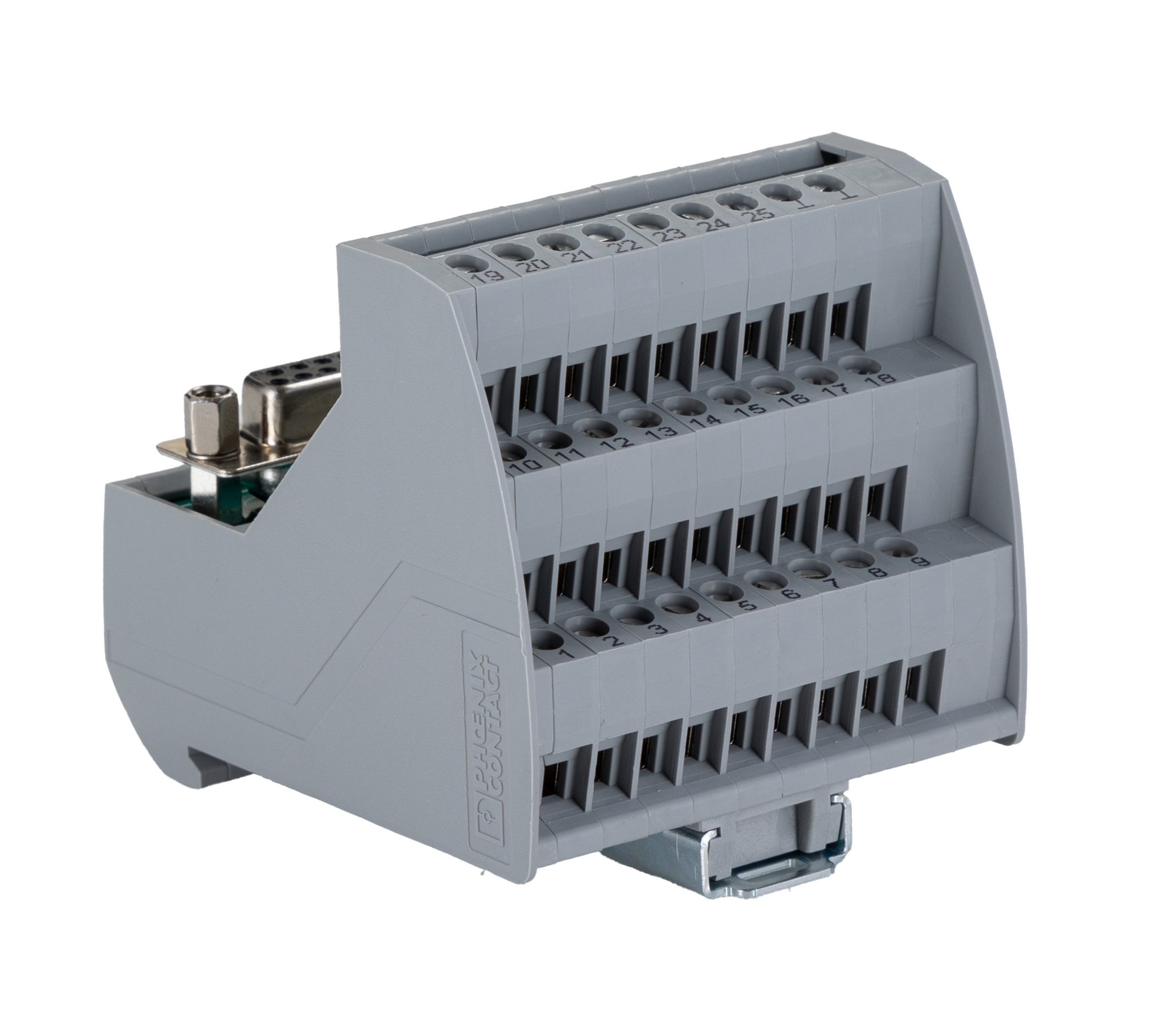 2315188 Phoenix Contact VIP Series 25-Contact Female Interface Module, D-Sub Connector, DIN Rail, 2A