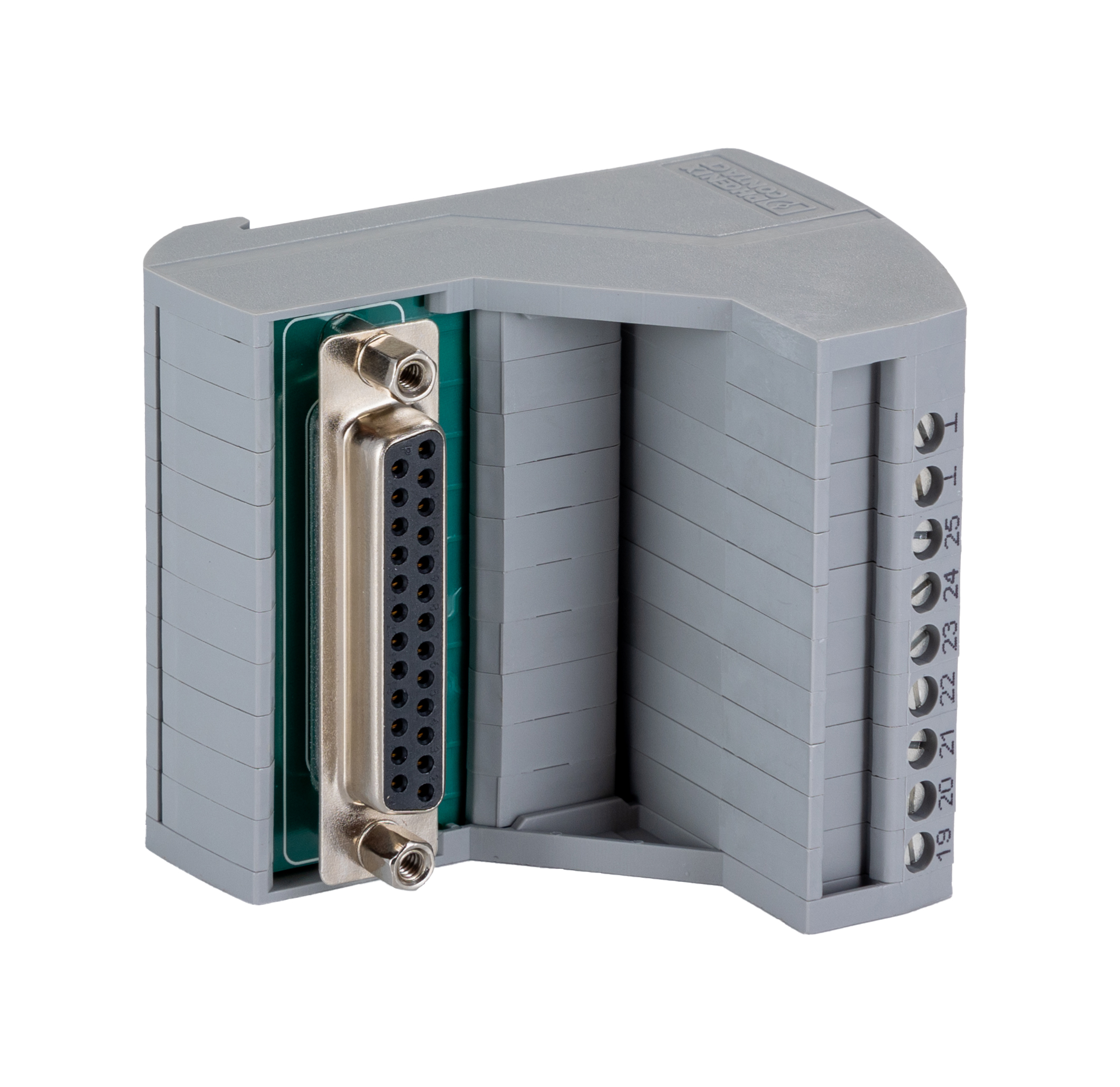 2315188 Phoenix Contact VIP Series 25-Contact Female Interface Module, D-Sub Connector, DIN Rail, 2A
