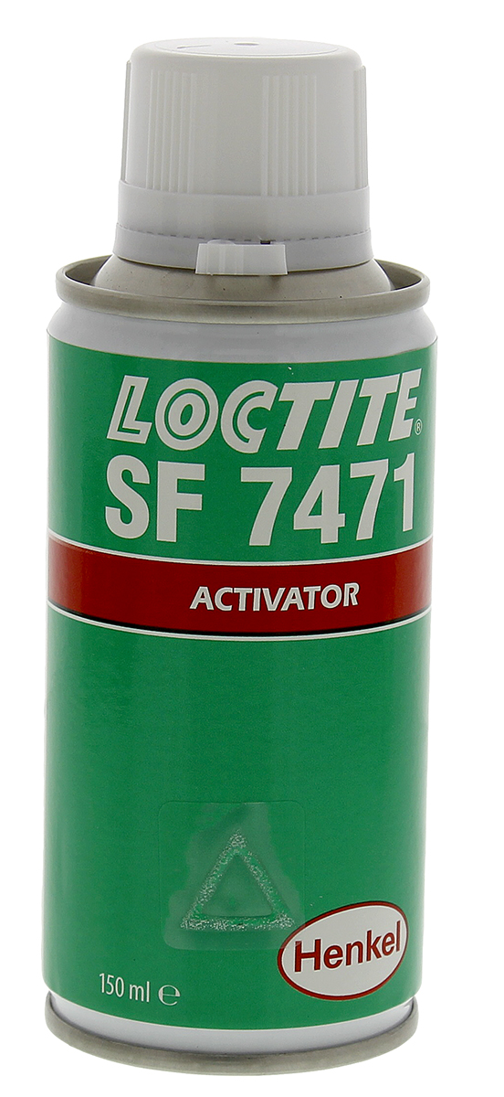 Loctite Yellow 7471 Aerosol Adhesive Activator for use with Retaining, Gasketing, Thread Sealant, 150 ml