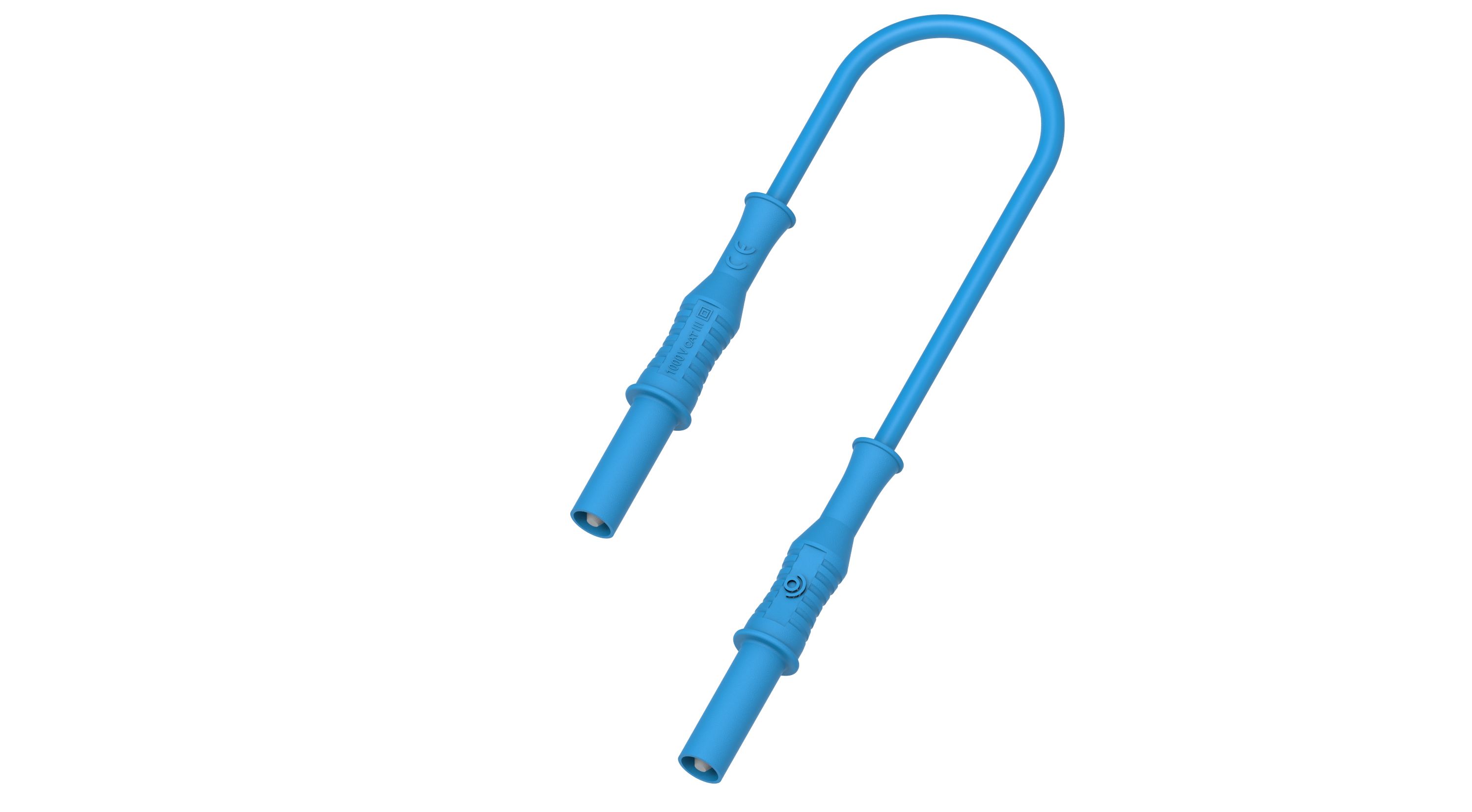 Electro PJP Blue Male Banana Connector, 4 mm Connector, 1000V, 1500 V, 36A
