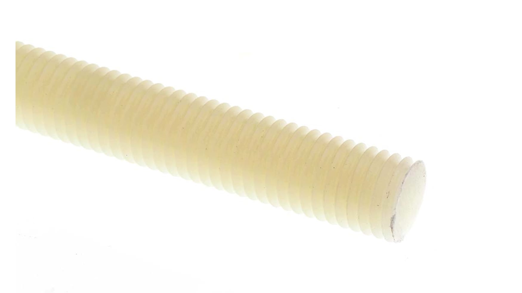RS PRO Plain Nylon Threaded Rod, M12, 1 m