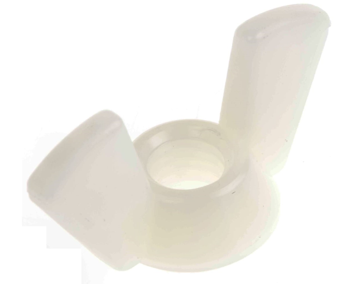 RS PRO 35.05 mm Plain Nylon Wingnut, M8