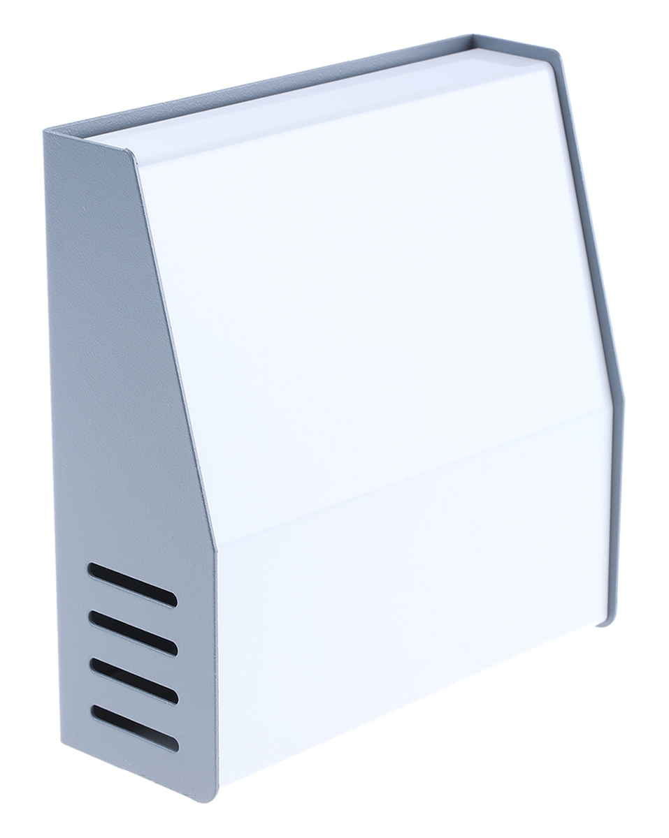 Hammond 515 Series Grey Aluminium, Steel Desktop Enclosure Sloped Front, 159 mm 58 mm, 155 mm
