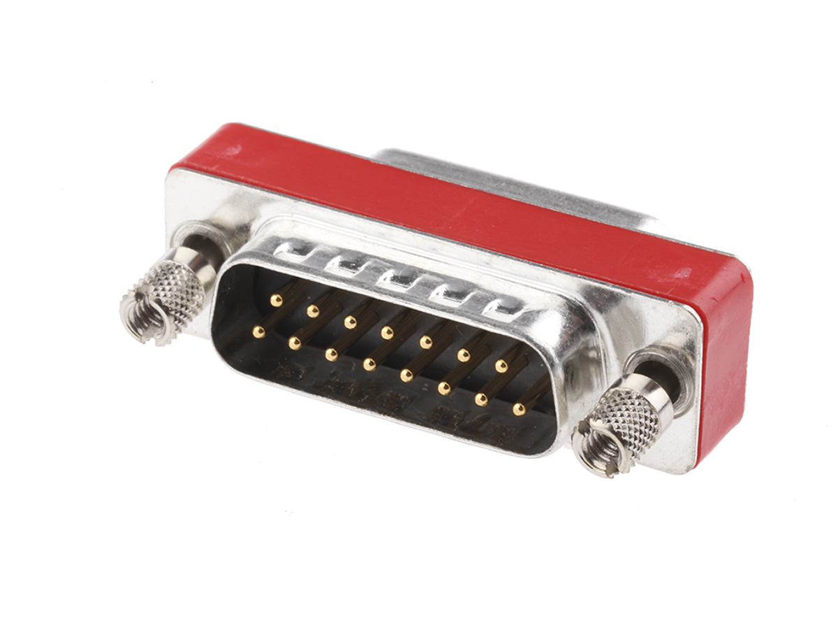 232016003 Wurth Elektronik D-Sub Adapter 15-Way D-Sub to Male Male 15 Way D-Sub Female Female