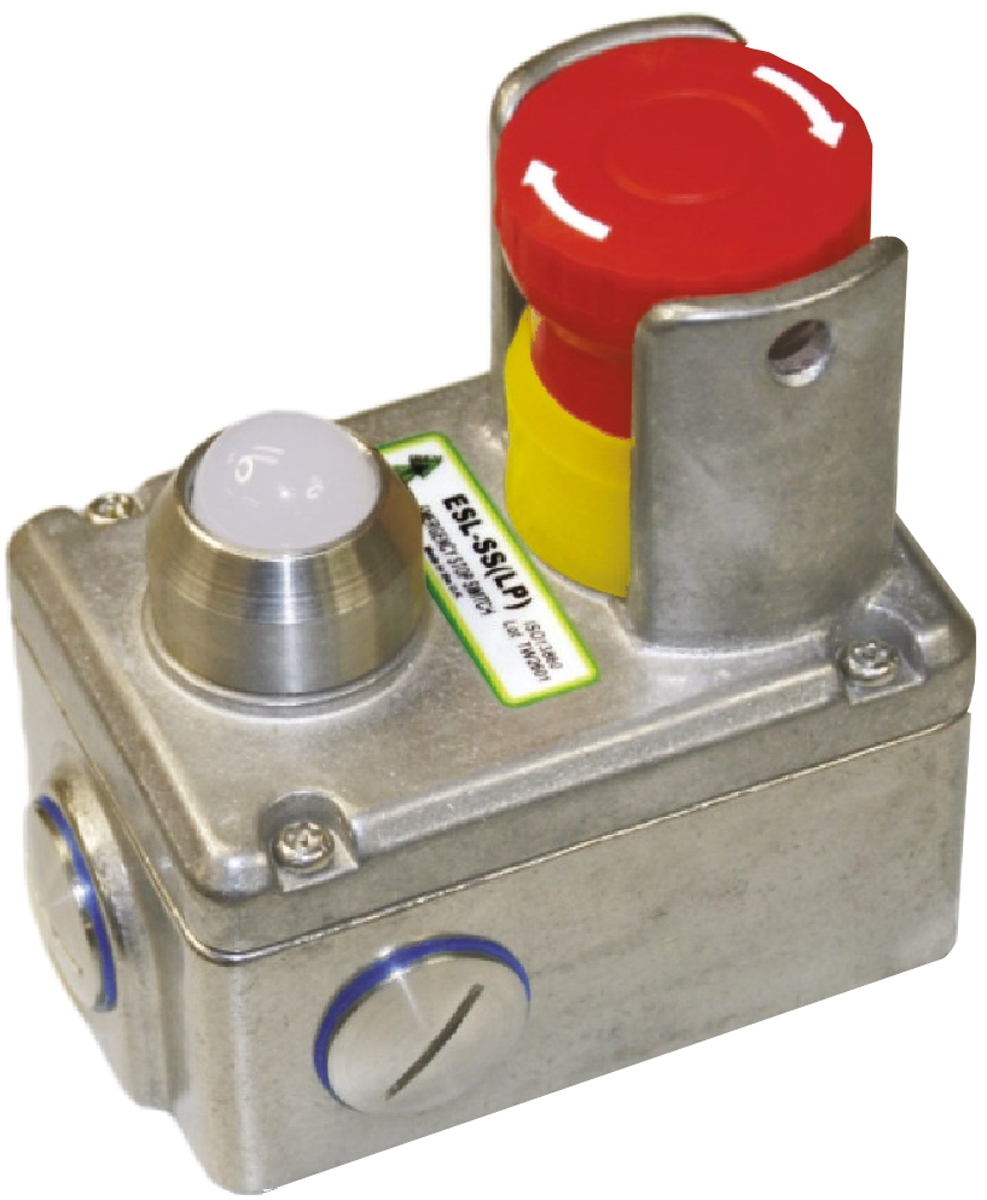 IDEM ESL Series Twist Release Illuminated Emergency Stop Push Button, Surface Mount, 2 NC/2 NO, IP67, IP69K