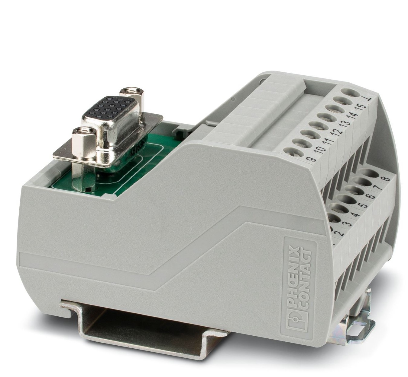 Phoenix Contact 15-Contact Female Interface Module, D-Sub Connector, DIN Rail, 1A