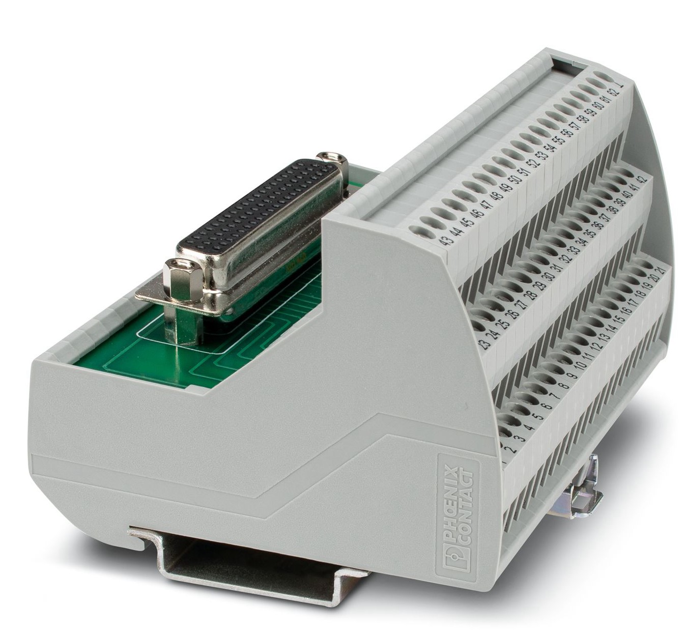 Phoenix Contact 62-Contact Female Interface Module, D-Sub Connector, DIN Rail, 1A