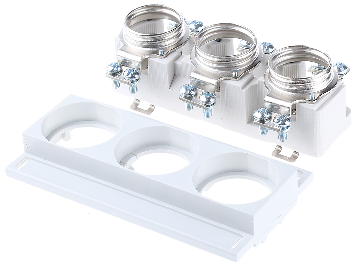 ETI 63A Bottle Fuse Holder, 3P-Pole for D03, 500V ac