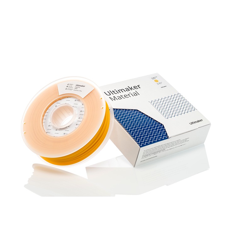 232584 Ultimaker 2.85 mm Yellow Tough PLA 3D Printing Material, 750 g