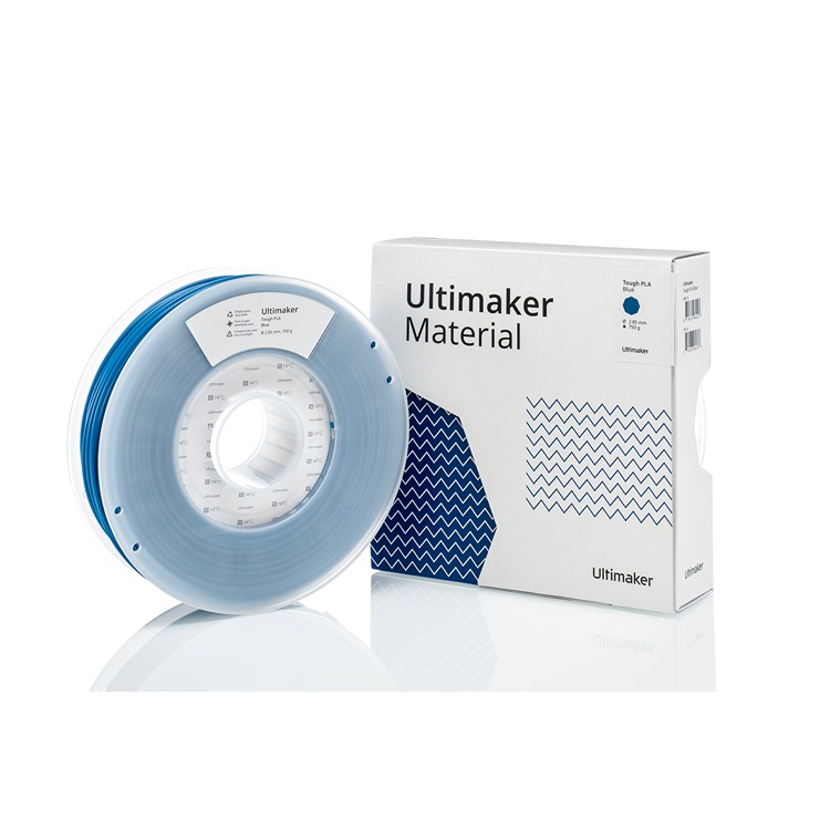 232586 Ultimaker 2.85 mm Blue Tough PLA 3D Printing Material, 750 g