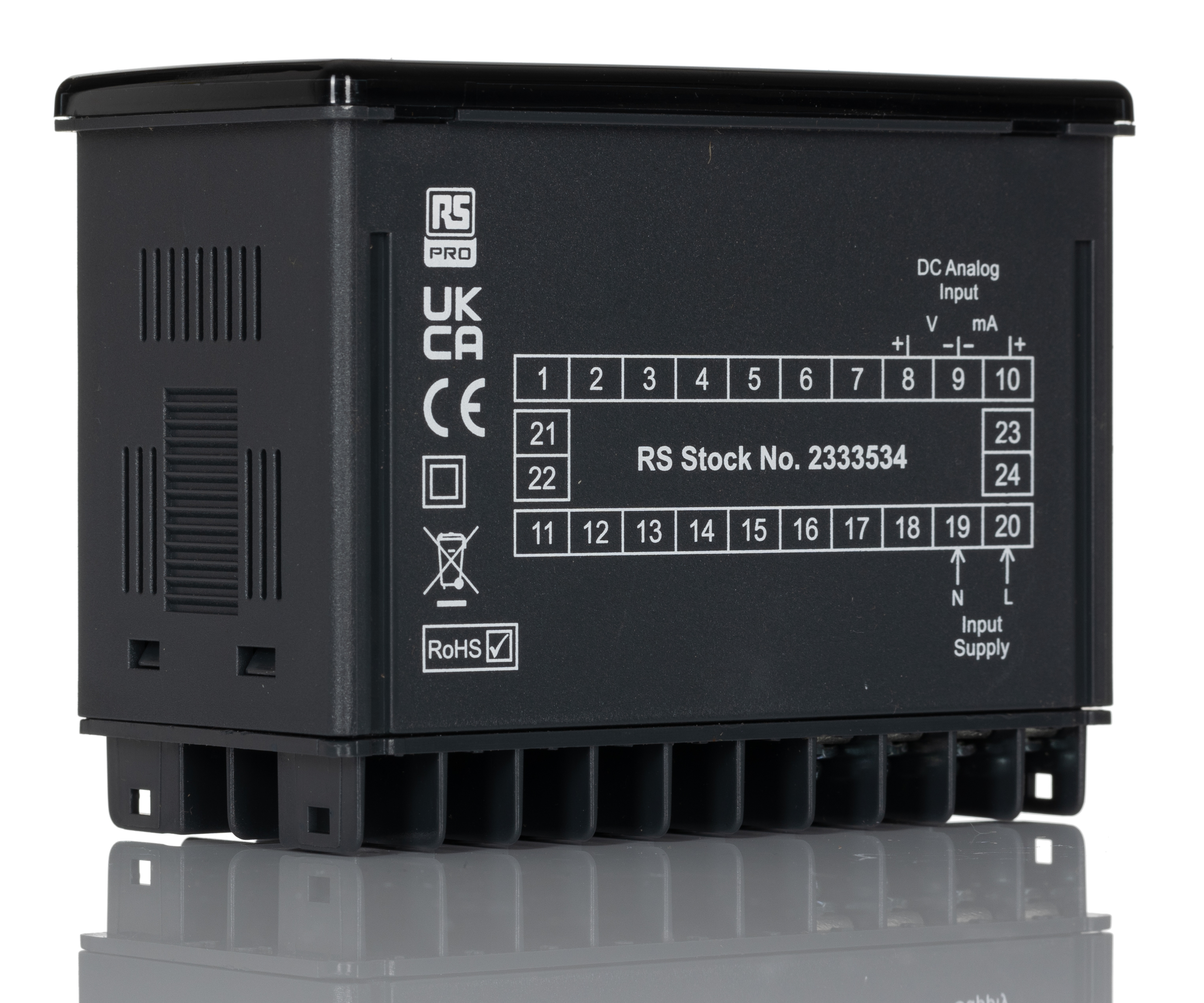 233-3534 RS PRO PIA200 7 Segment Multi-Function Panel Meters for Current, Voltage,  92 mm  x 45 mm