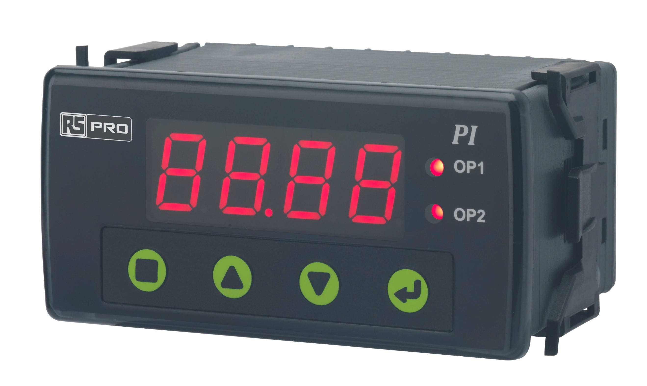 RS PRO PIB120 7 Segment Digital Display Multi-Function Panel Meters for Voltage, Current, RTD Temperature Prob,