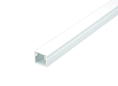 RS PRO Wiring Duct White, W15mm x D25 mm, L2 m, Polyvinyl Chloride