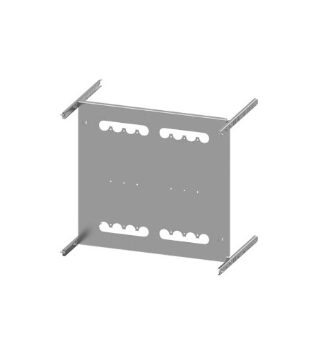 Siemens Grey 4 Gang Mounting Plate Sheet Steel Mounting Plate