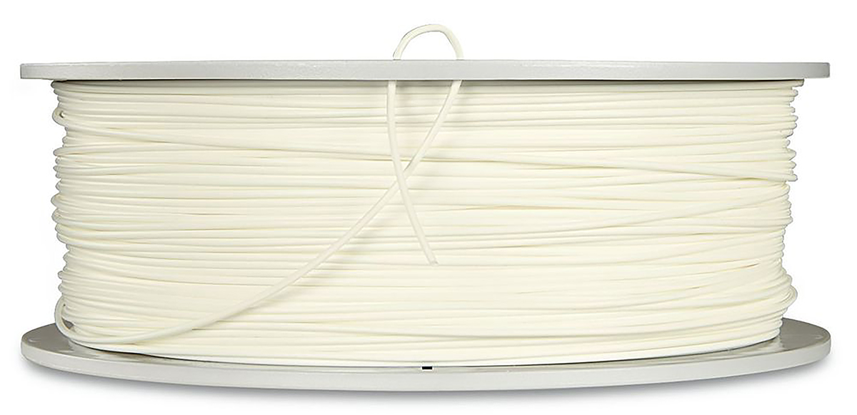 234130 Verbatim 1.75 mm White PLA 3D Printer Filament, 1 kg