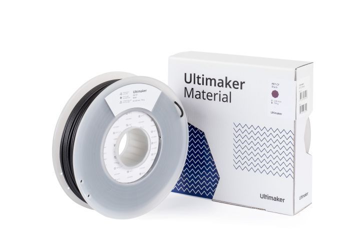 Ultimaker 2.85 mm Black PET-G 3D Printer Filament, 750 g