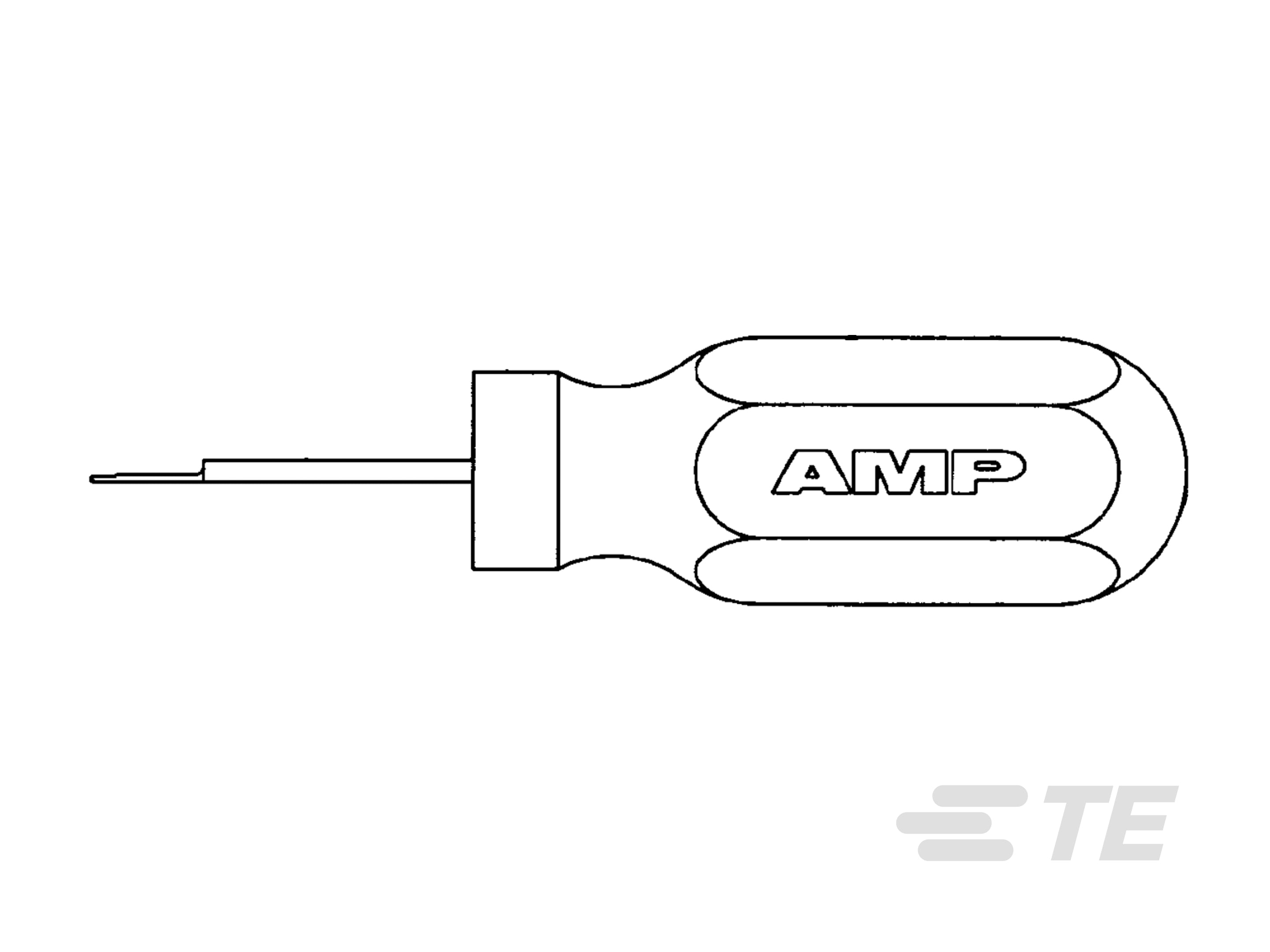 TE Connectivity Insertion & Extraction Tool, AMP Signal Double Lock Series, Contact Removal Tool Contact