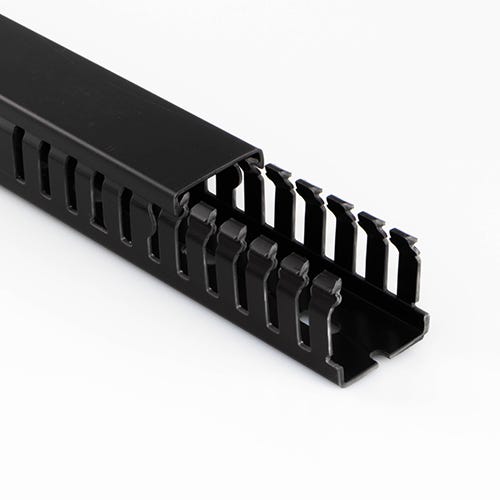 Betaduct 2346 Black - Open Slot, W25mm x D50 mm, L2 m, Noryl