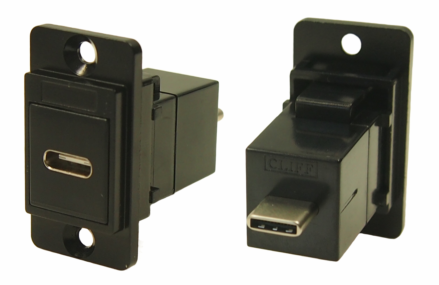 RS PRO Straight, Panel Female/Male- 2 Port Type USB Type C USB Connector USB 3.0