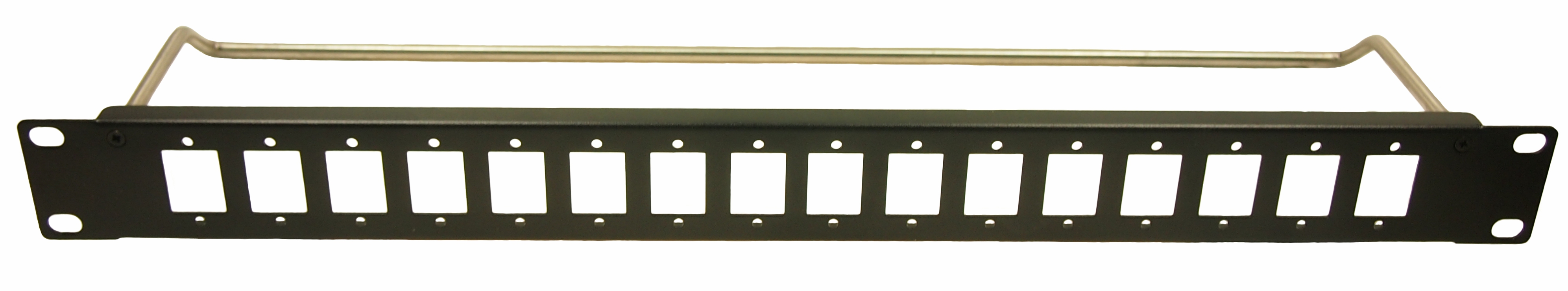 RS PRO Black Steel, 1 U 44 mm 482mm