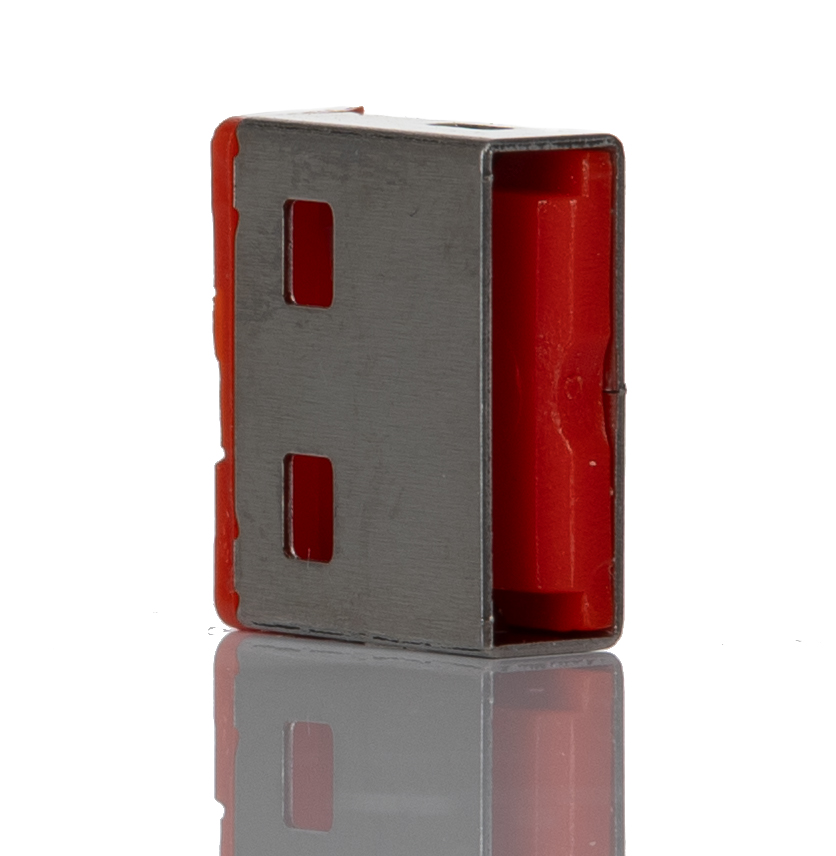 235-5197 RS PRO Straight Male- 1 Port Type USB Type A USB Port Blockers USB