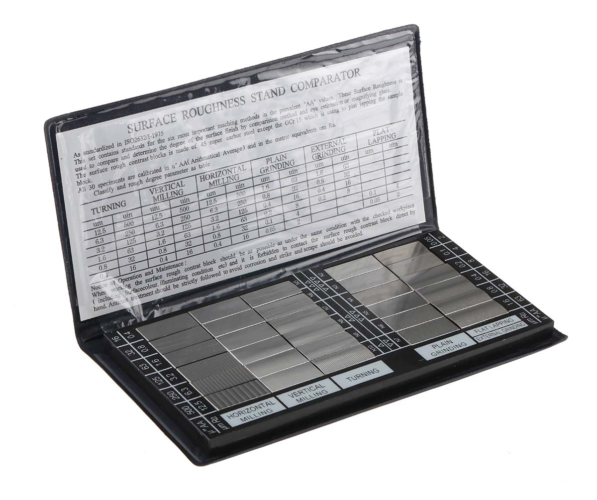 RS PRO 30 piece Surface Roughness Comparator Set