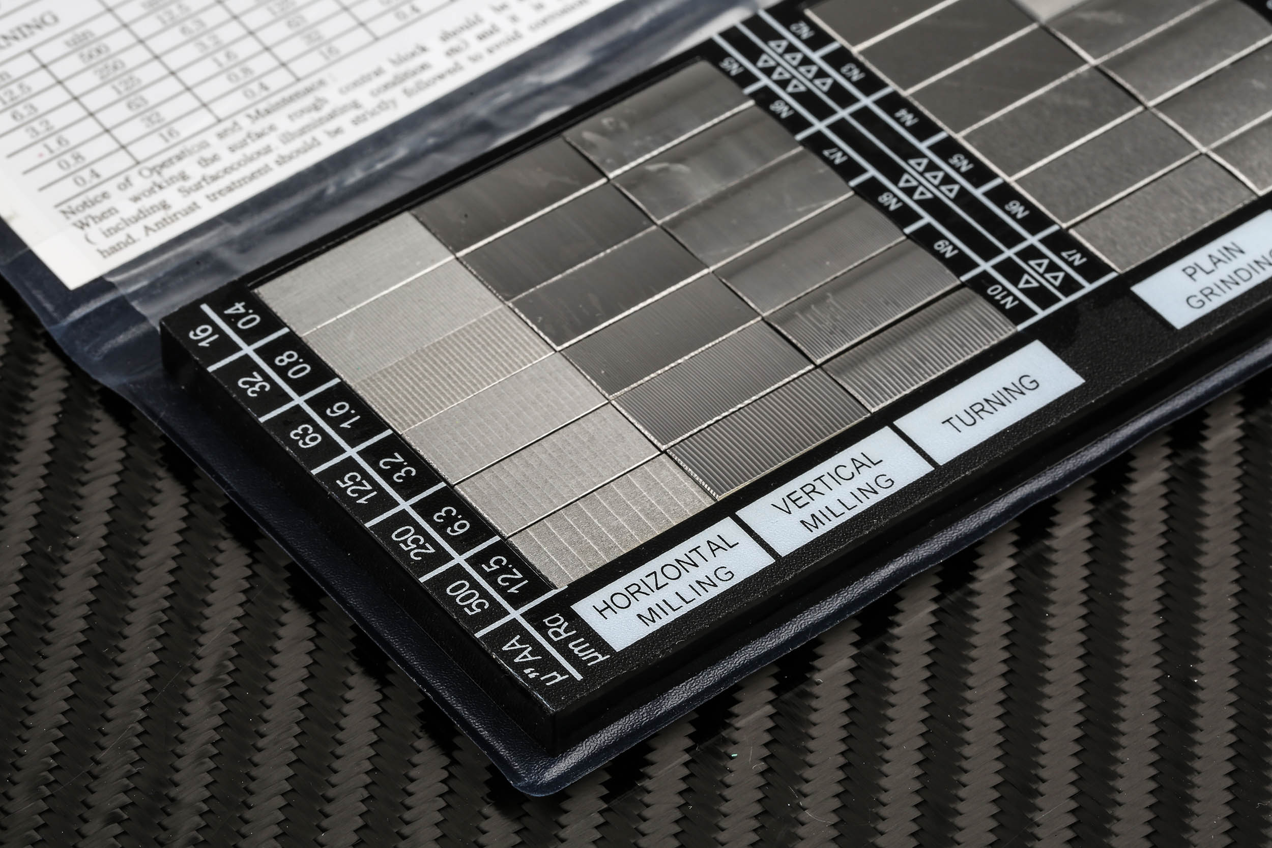 235-7544 RS PRO 30 piece Surface Roughness Comparator Set