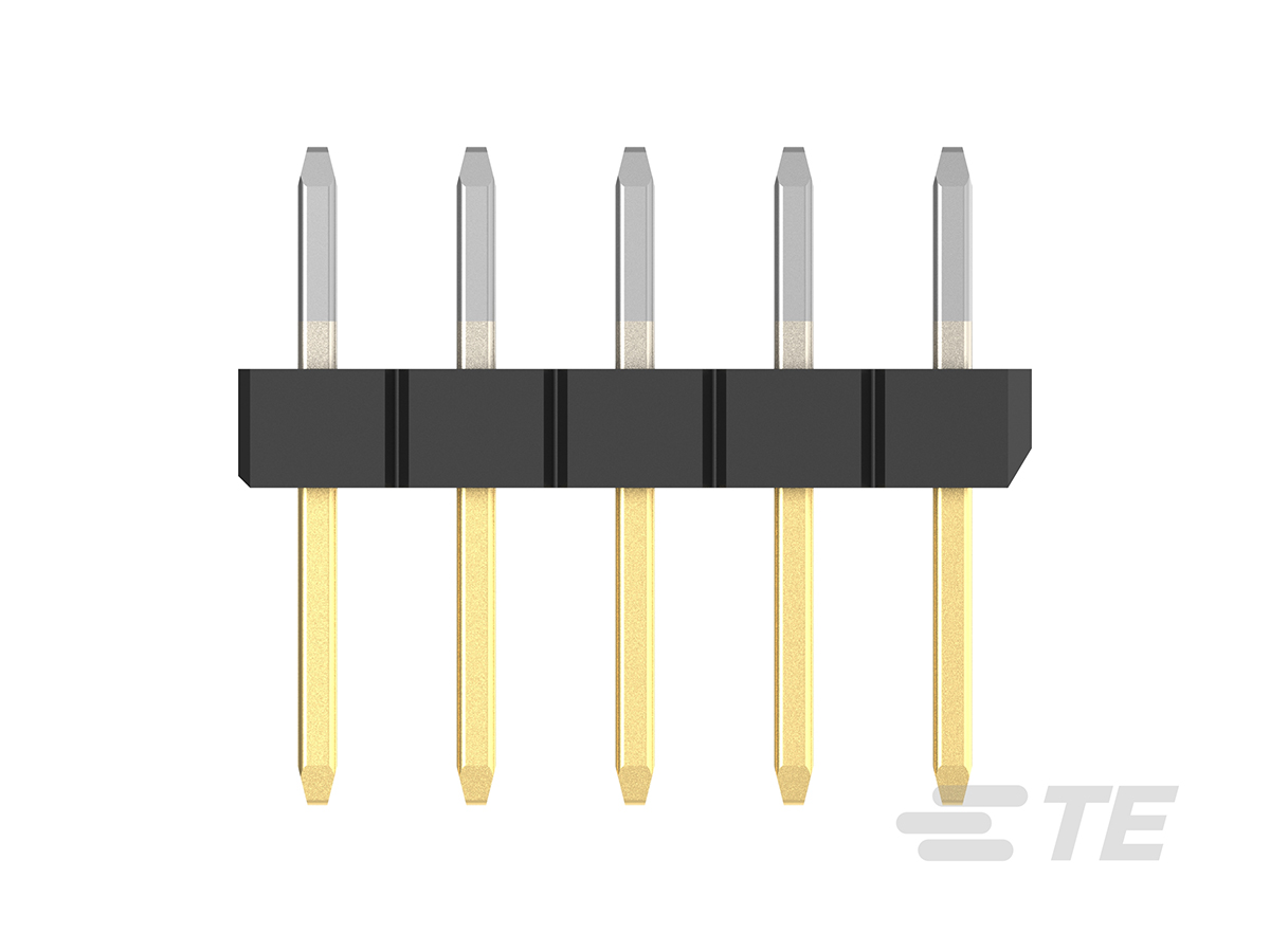 2355045-6 TE Connectivity AMPMODU Series Straight Through Hole Pin Header, 6 Contact(s), 2 mm Pitch, 1 Row, Unshrouded