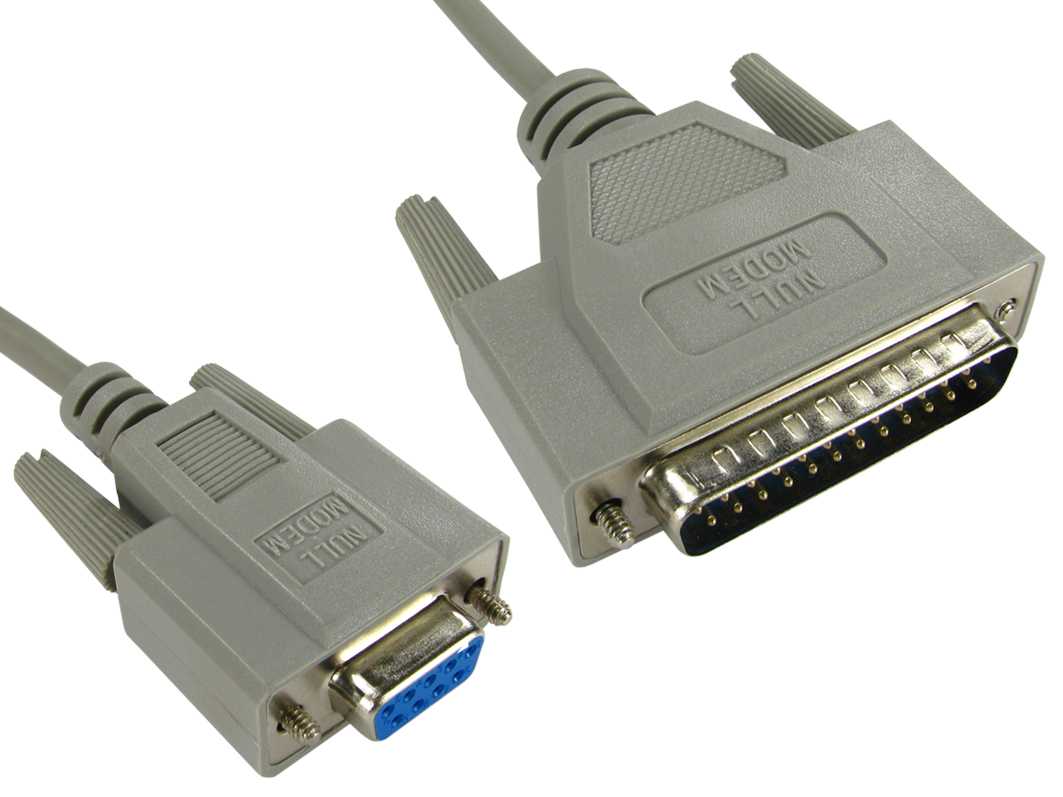 RS PRO Female D-Sub 25-Pin, D-Sub 9-Pin to Male D-Sub 25-Pin Serial Cable, 2 m Polyvinyl Chloride