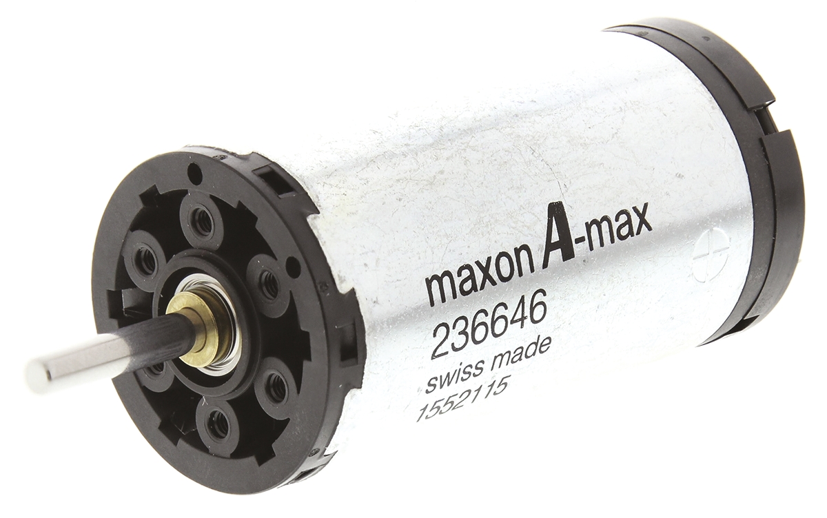 Maxon Brushed DC Motor, 15 W, 18V dc, 37.5 mNm, 6000rpm, 32 mm Shaft Diameter