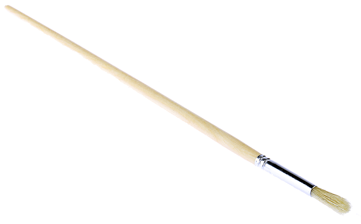 Cottam Thin, 6.4 mm Fibre Paint Brush with Round Bristles
