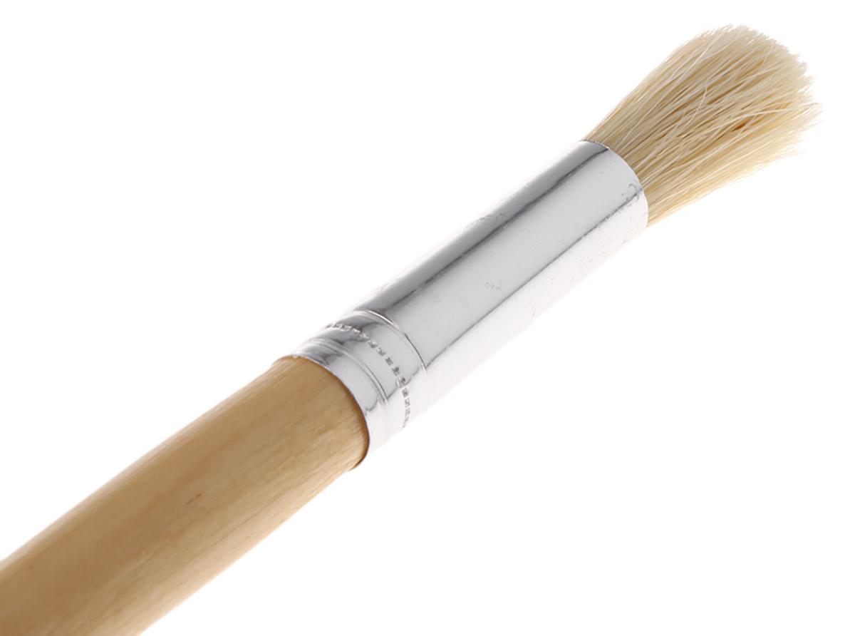 237-9207 Cottam Thin, 16 mm Fibre Paint Brush with Round Bristles
